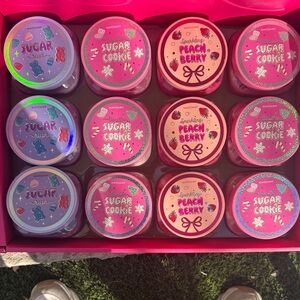 Bath & Body Set - Pink and Purple 9 each  I have 24